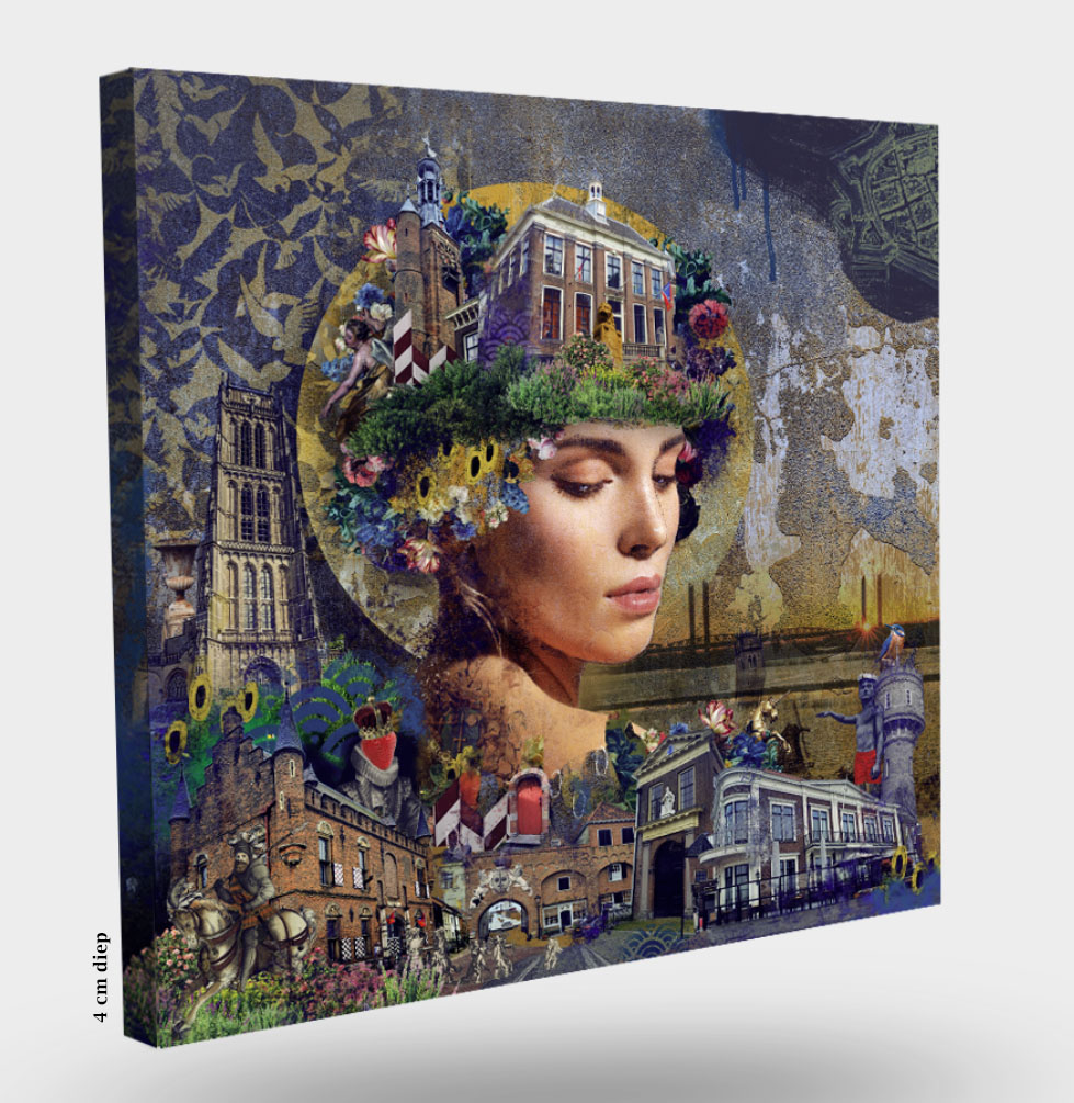 Stadsgezicht Zaltbommel (100x100) - Afbeelding 6