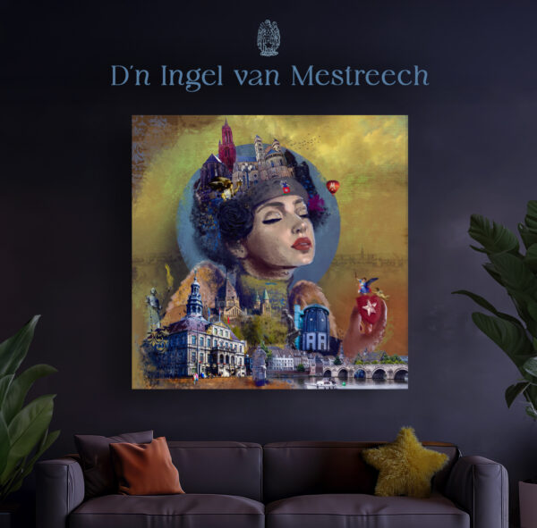 D´n Ingel van Mestreech (Stadsengel) 100 x 100 cm
