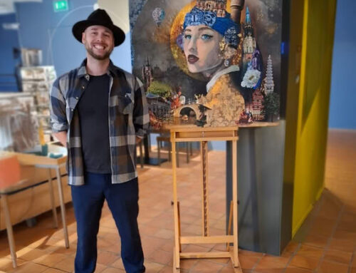 Kunstenaar Pablo Slenders verkent de kleuren van het Land van Cuijk