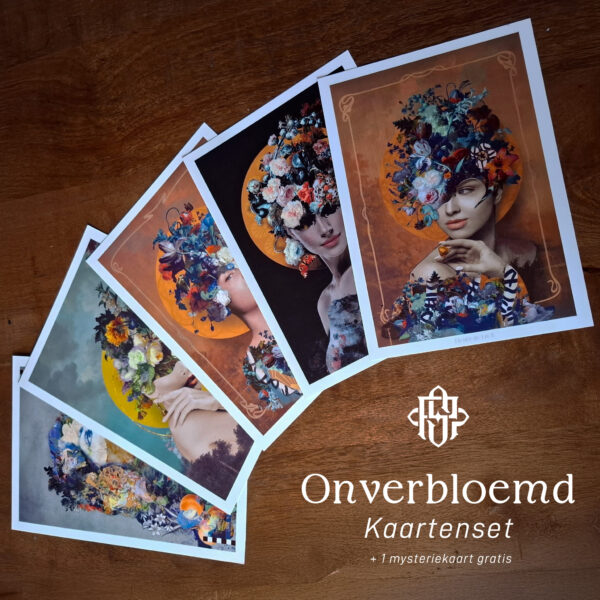 5 Kunstkaarten Onverbloemd (Set)