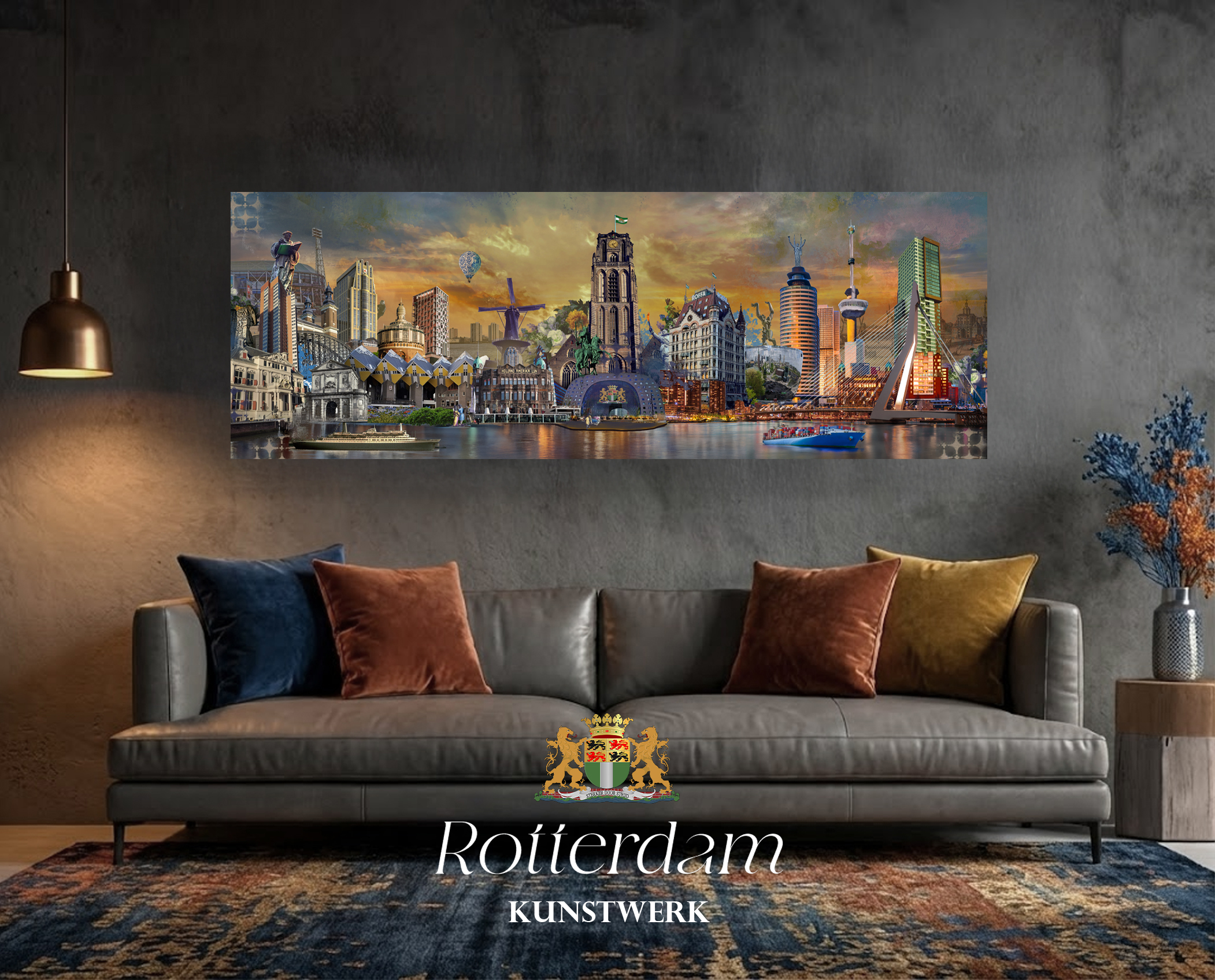 Het Rotterdam kunstwerk 2025 (180 x 60)